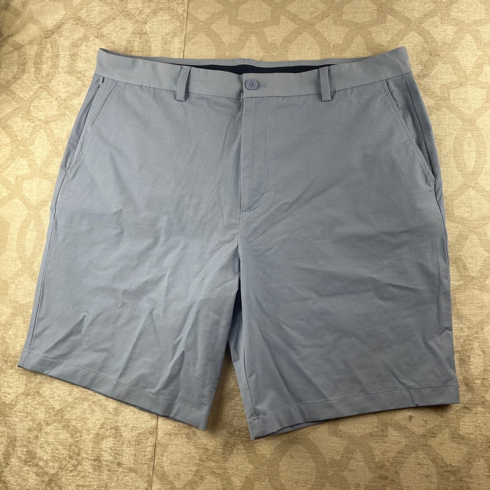 Vineyard Vines On-The-Go Short Mens 38 Blue Performance Stretch 9in